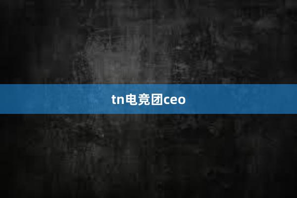 tn电竞团ceo