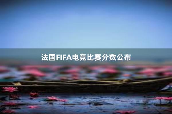 法国FIFA电竞比赛分数公布